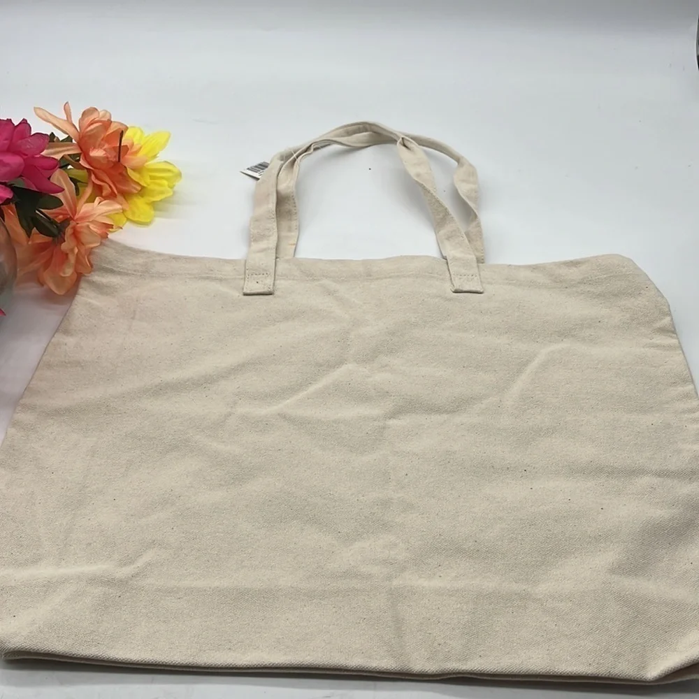 DCoffee Gym ….repeat NWT natural color tote bag. TOT1784D